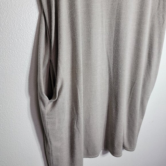 Wilfred‎ Free Gray Pullover Dress SIze Small Pockets Soft Stretch Short Sleeve - Picture 3 of 7